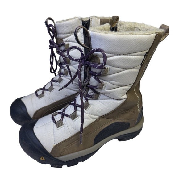 Keen Shoes - Keen‎ Vail Winter Boot Women's 7 Beige Tan Insulated Waterproof 400 Gram In Toe